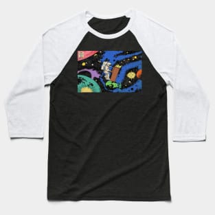 Astronaut playing piano in space Baseball T-Shirt